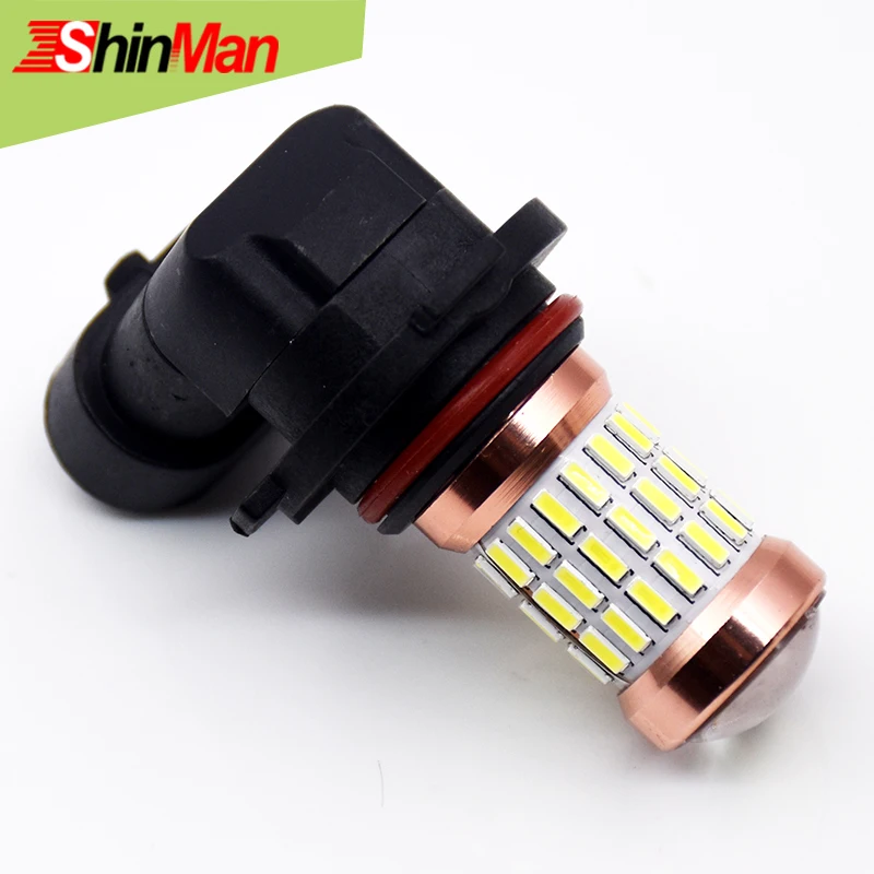 

ShinMan 60led Super Canbus Error Free 9006 P22d HB4 Right Angle Bulb LED Fog light Car LED DRL Headlights Fog Driving Light