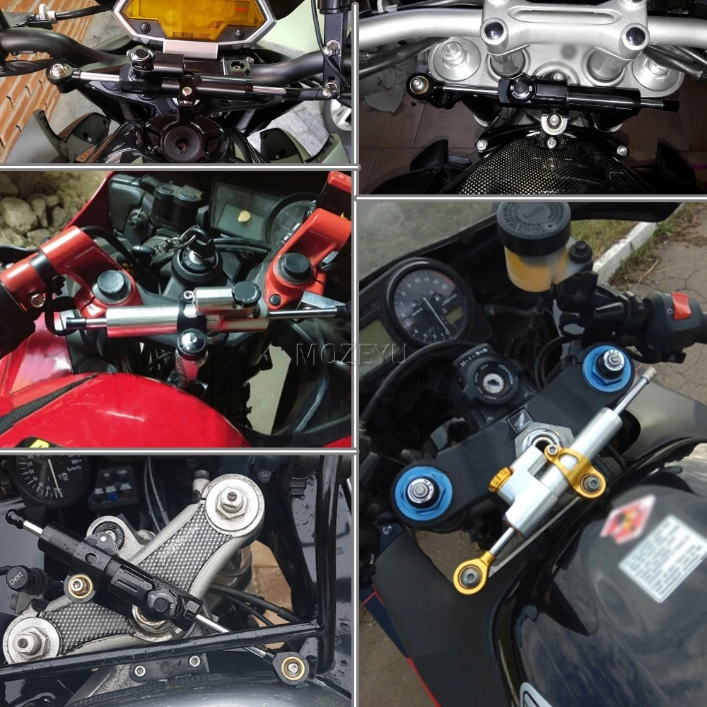 MOZEYU универсальный стабилизатор рулевой демпфер для Kawasaki ER 5 er6n GPZ500S/EX500R NINJA ZX6R