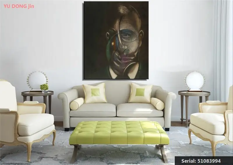 Абстрактная картина маслом Francis Bacon натюрморт Рисование Искусство спрей без рамы