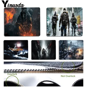 

Yinuoda Tom Clancy's The Division Office Mice Gamer Soft Mouse Pad Size for 18x22x0.2cm Gaming Mousepads