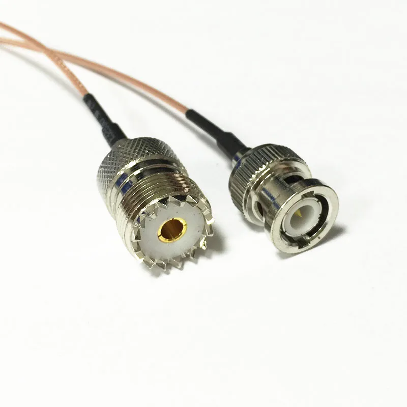 Wi Fi антенный адаптер UHF female SO239 переключатель BNC штекер RF отрезок кабель RG178 15 см