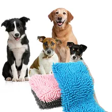 Домашнее животное кошка собака абсорбирующее полотенце волокно полотенце с ворсом из синели утолщение Кошка Собака Банное полотенце Pet чистящий коврик подушка аксессуары для домашних животных