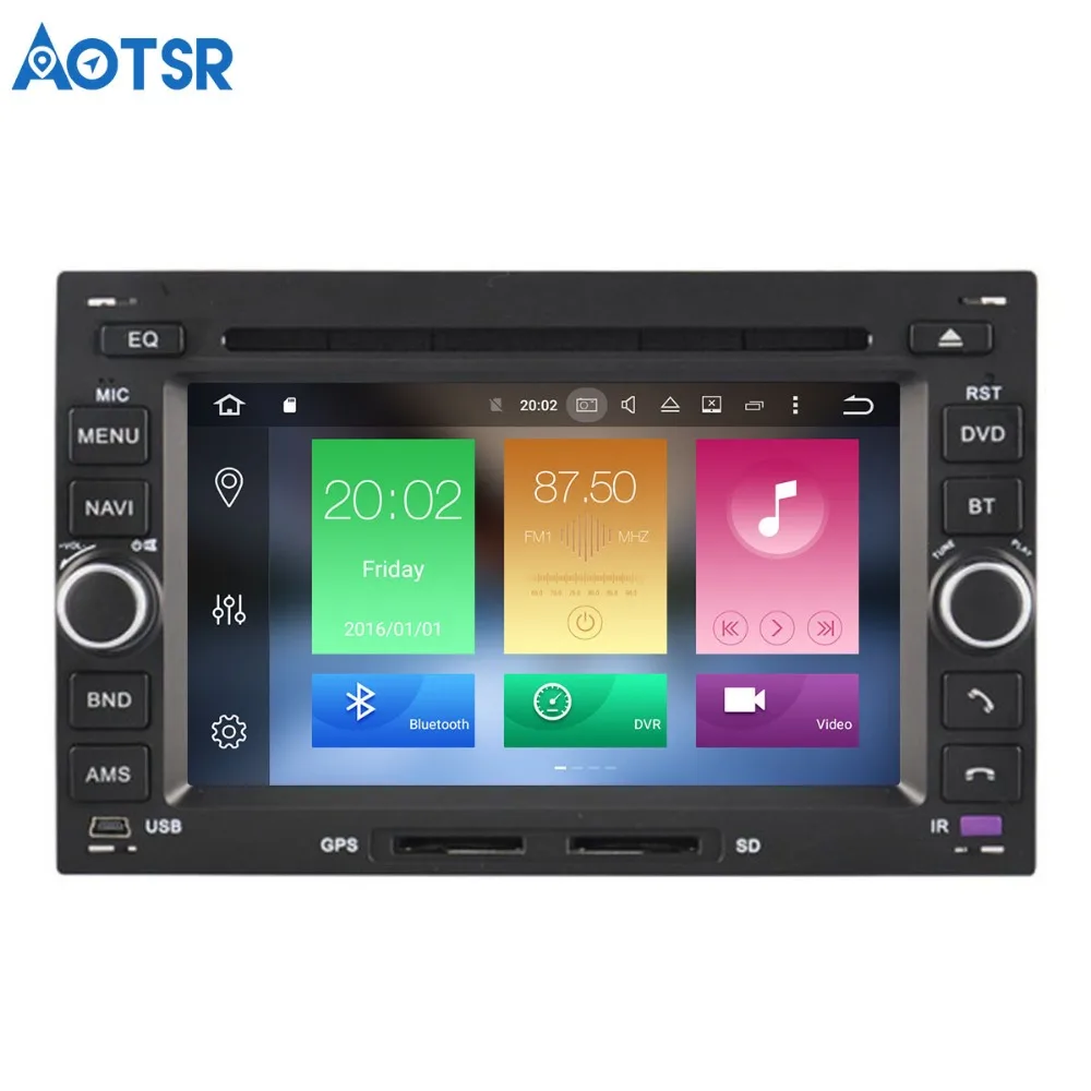 Aotsr Android 7,1 Стерео gps Навигация DVD видео плеер для VW PASSAT B5/GOLF 4/POLO/BORA/JETTA/SHARAN/T5 1999-2005