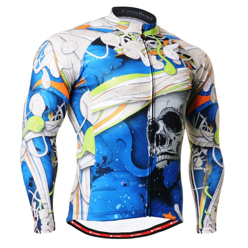 skeleton bike jersey