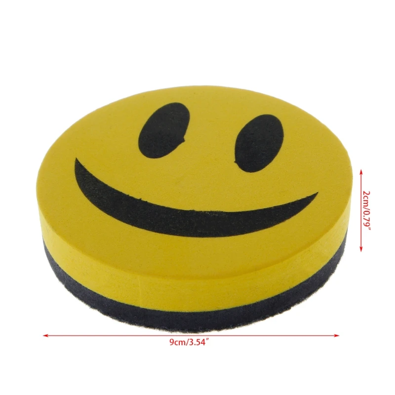 Smiley магнитная доска сухая салфетка доска для рисования Очиститель Ластик Школа Офис доска очиститель маркера