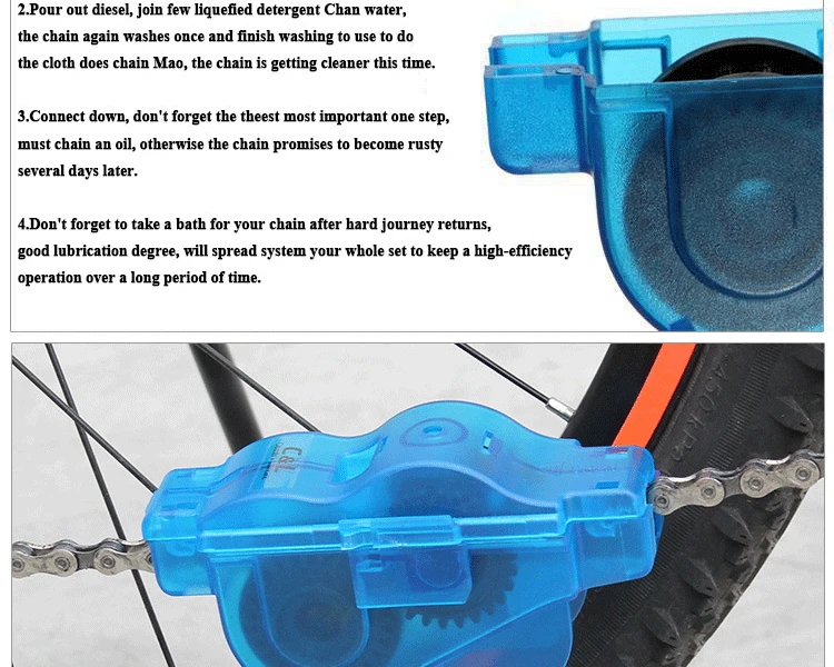 Perfect Blue Portable Bicycle Chain Cleaner,Bike Clean Machine Brushes Scrubber Wash Tool, Mountain Cycling Cleaning Kit Outdoor Sports 7 Perfect Blue Portable Bicycle Chain Cleaner,Bike Clean Machine Brushes Scrubber Wash Tool, Mountain Cycling Cleaning Kit Outdoor Sports 7