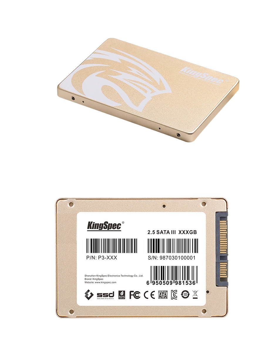 KingSpec SSD 120 GB 240 GB 480 GB 512 GB 1 ТБ 2 ТБ SSD Internal Solid State Drive 512 GB SATAIII 2,5 "SSD для ПК жесткий диск