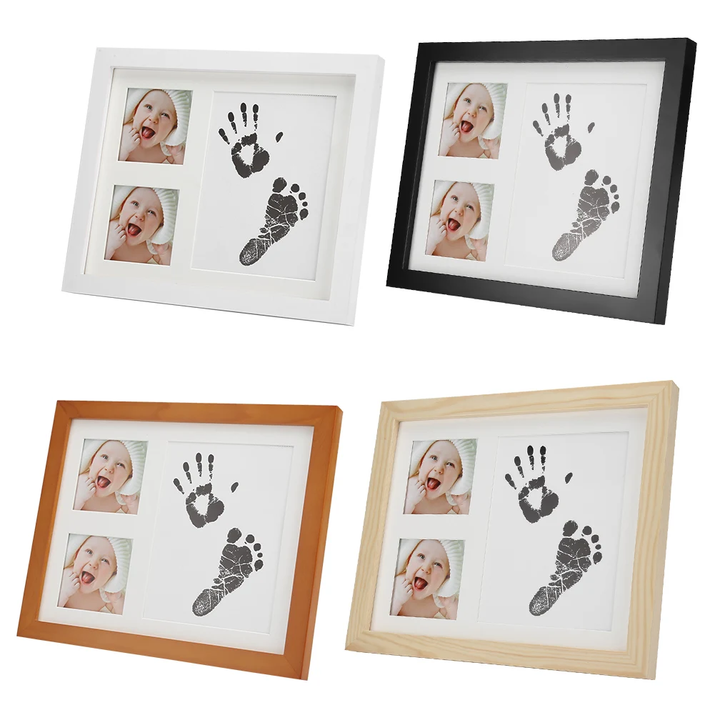 Отпечаток руки ребенка отпечаток ноги нетоксичный новорожденный отпечаток руки Inkpad водяной знак младенческой сувениры литье глиняные