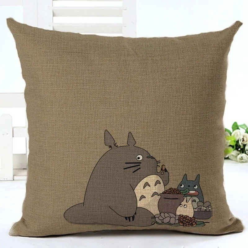 Cute Totoro Pillow Cover