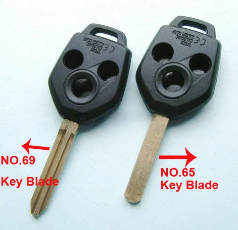 Subaru remote key shell 3 button 1-1
