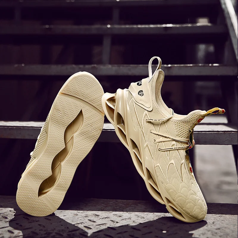 Hemmyi/Новинка; Мужская обувь для бега; высококачественные кроссовки; нескользящая амортизирующая дышащая Спортивная обувь; Zapatos; Цвет Черный