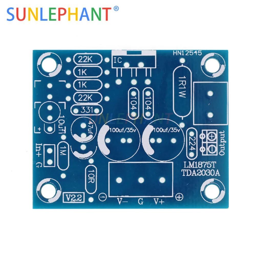 20 Вт HIFI моно канал LM1875T стерео аудио усилитель плата модуль DIY наборы интегральная схема