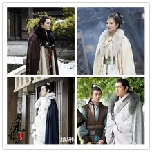 Новинка года, Женское пальто с меховым воротником, Lang Ya Bang Nirvana in Fire, мужское зимнее пальто