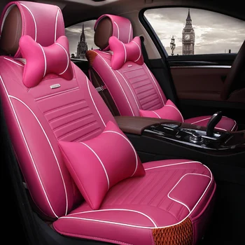 

Gentleman Series 3D Full Encircled Design Car Cushion Wear-Resistant Super-Feel Leather Car Seat Covers For BMW Audi Toyota Benz