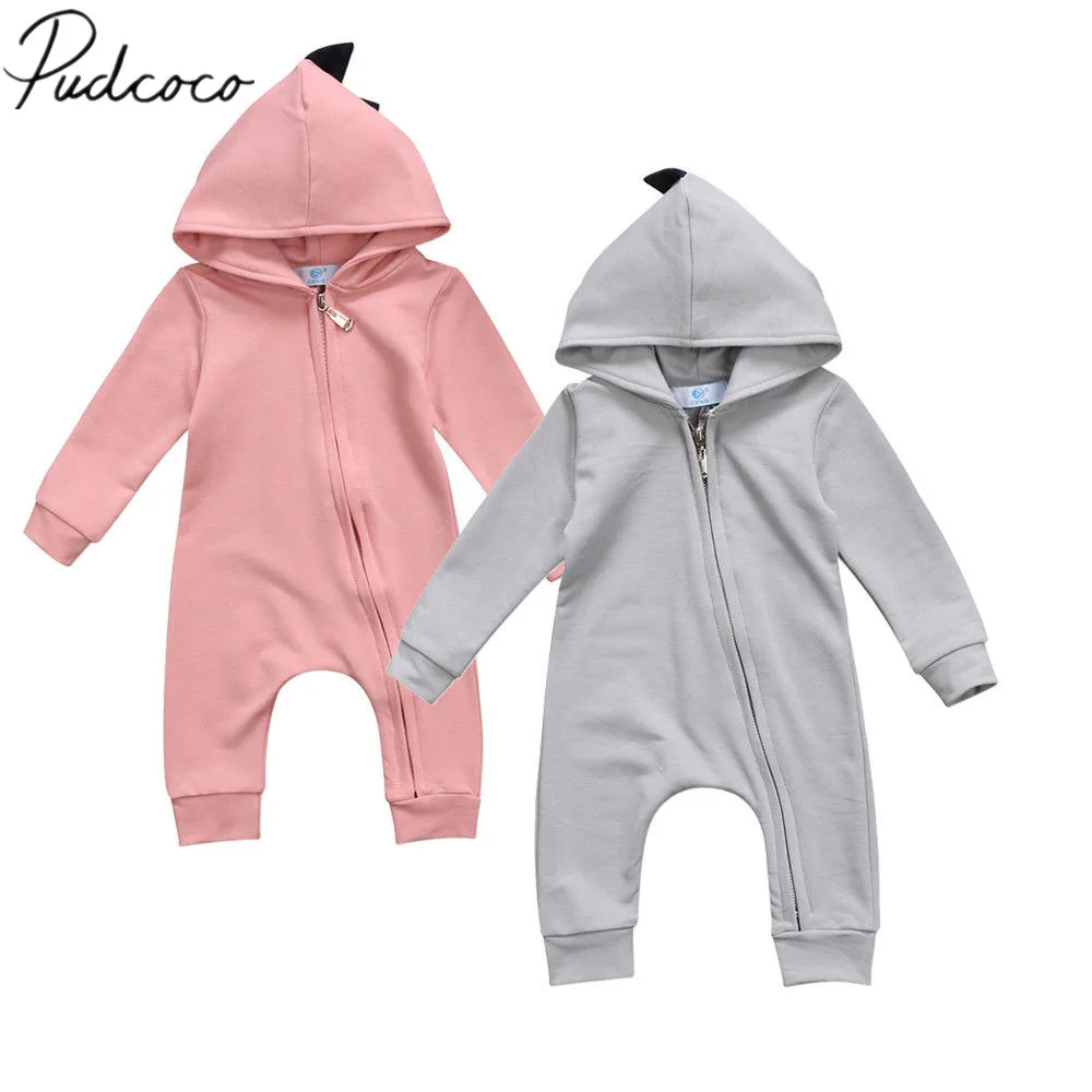 Детский комбинезон с капюшоном на возраст 0 24 месяца|hooded romper|romper long sleevebrand newborn |