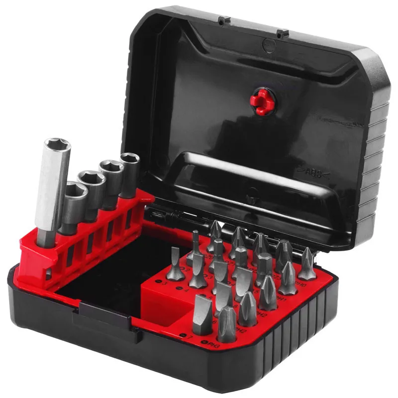 24 Pcs/set Electric Screwdriver Drill Bits Sockets Set Phillips Slotted
