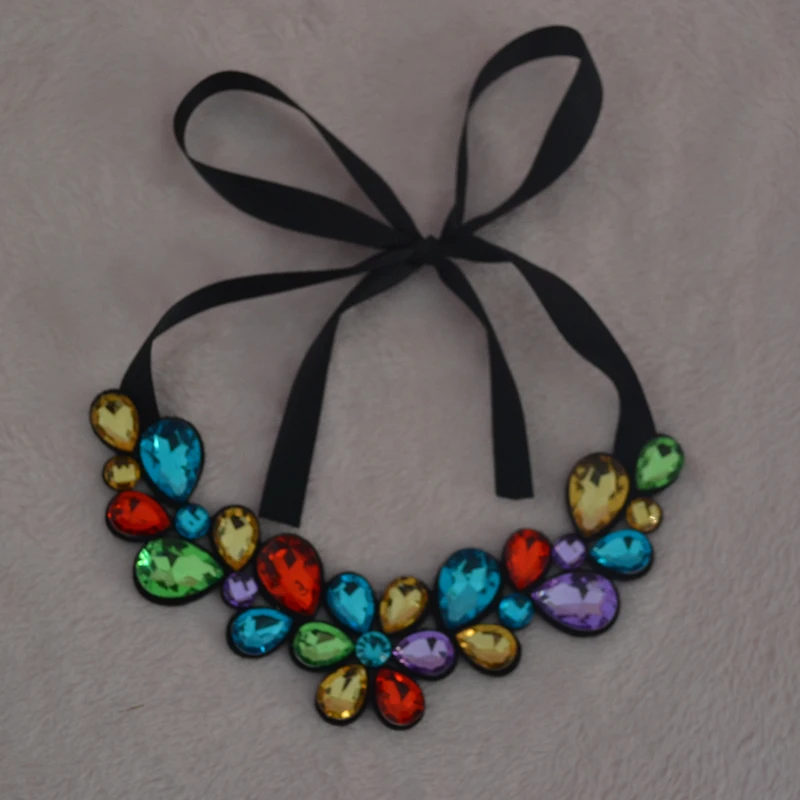 Leanzni модное ожерелье с воротником и подвеской из смолы, модное женское ожерелье yakeli, ожерелье в подарок