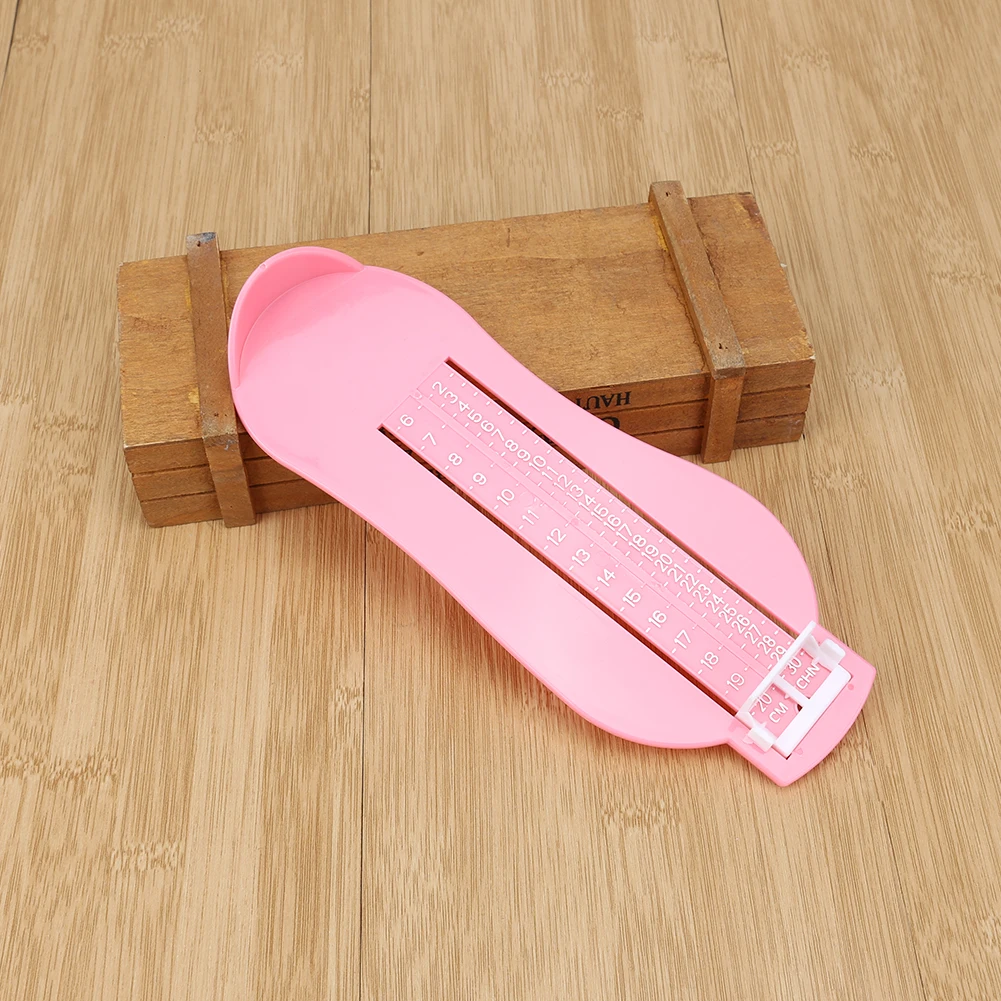 7 color Baby Foot Ruler Kids Foot Length Measuring Gauge Device Child Shoe Calculator Toddler Infant Shoes Fittings Gauge Tool
