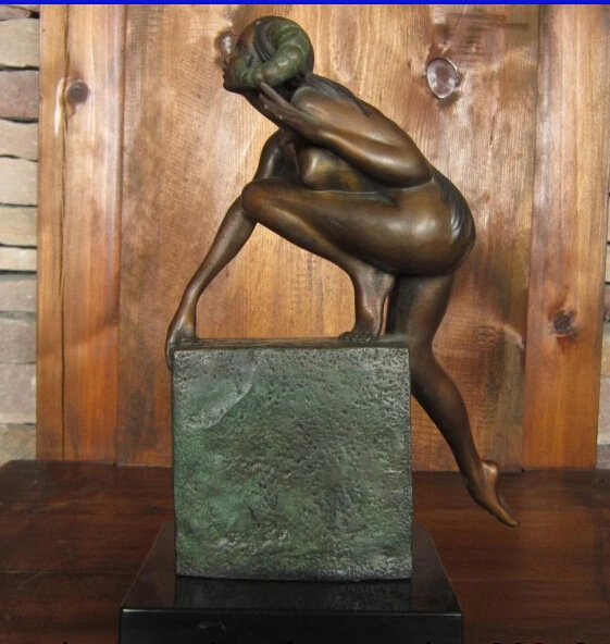 

Abstract Art China Bronze Copper Marble Home Decoration Sculpture Aries Statue