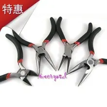 Jewelry Making Pliers DIY Beading Tools Set (Diagonal/With Tooth Flat/No Tooth Flat/Roll Pliers Tool)