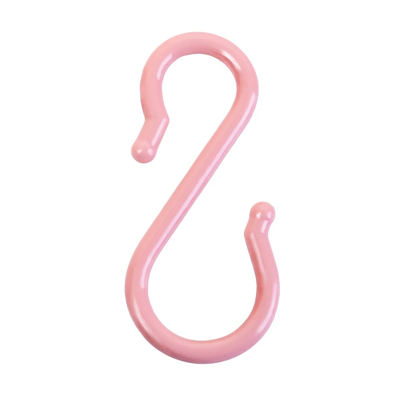 

Clothing store multi-function S-type hook Creative PP material portable hook Household small items storage two-way hook