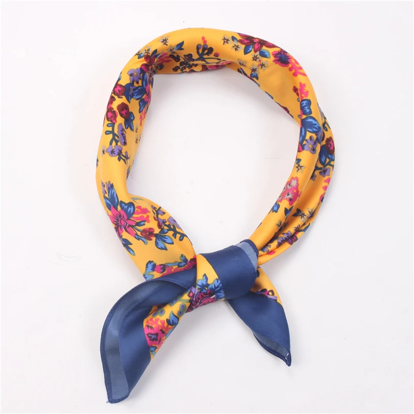 Neckerchief Square Scarf For Women Bandana 2019 Spring Polyester Floral Paisley Headband Female Hair Neck Scarf Handkerchief Neckerchief Square Scarf For Women Bandana 2019 Spring Polyester Floral Paisley Headband Female Hair Neck Scarf Handkerchief