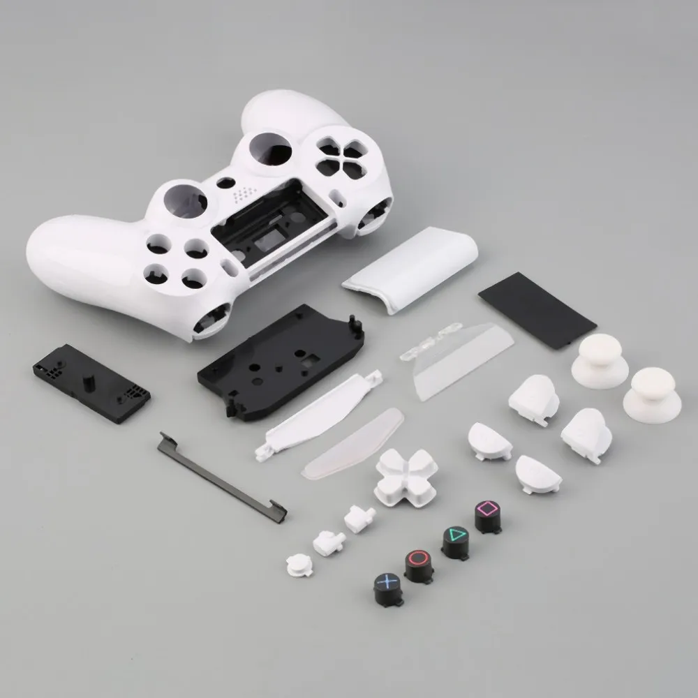 Геймпад контроллер корпус ж/кнопки комплект для PS4 ручка чехол Белый Фиолетовый Горячая