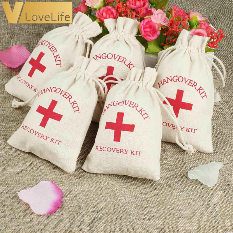 5Pcs First Aid Kit Bags for Birthday Bachelorette Hen Party Decor