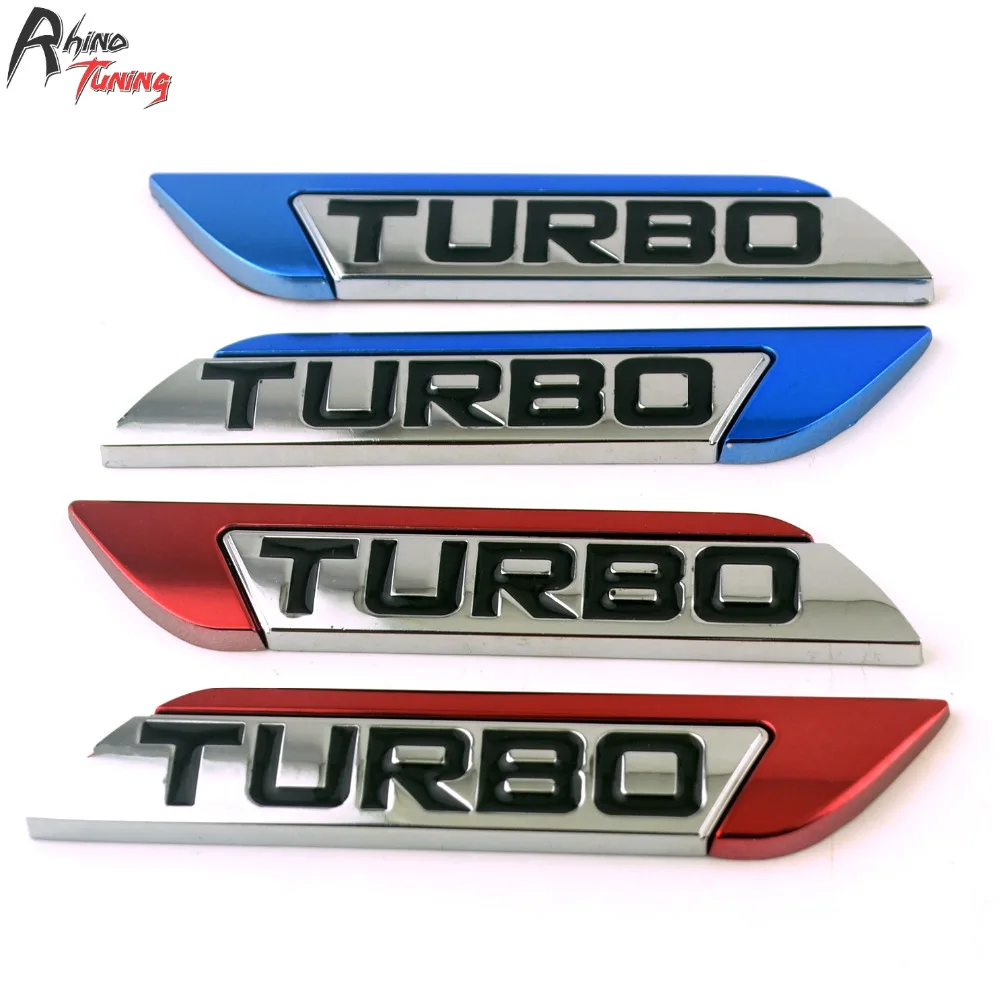 

Rhino Tuning 2PC Turbo Car Emblem Metal Sticker Badge Auto Styling For Durango Grand Challenger 20638