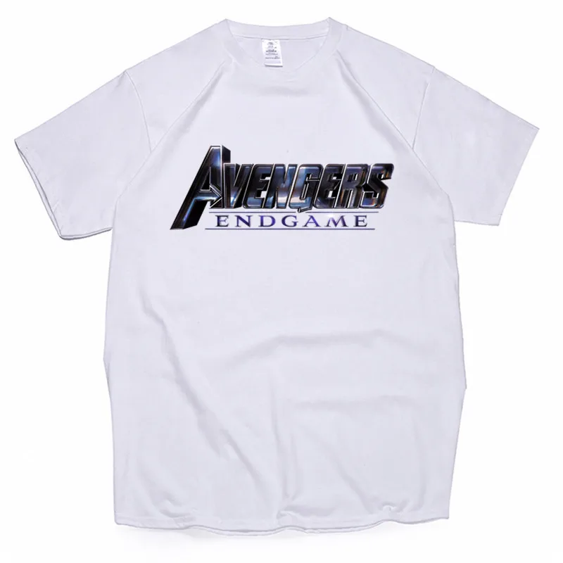 Men's Avengers Endgame Funny Cotton T Shirts Summer Workout Infinity War-Part II T-shirt Avengers 4 Anime T Shirt Dropshipping