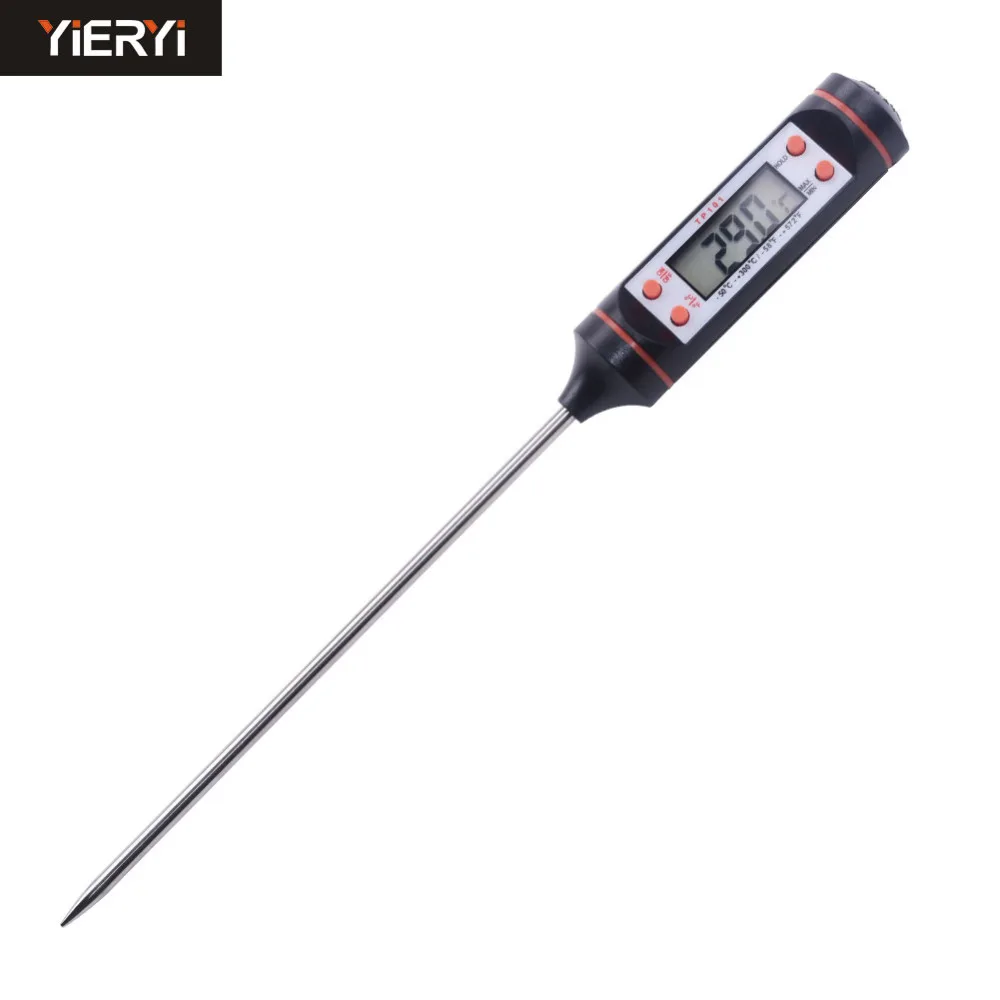 

Yieryi TP101 Four-button Food Thermometer / Electronic Barbecue Probe Thermometer / BBQ Thermometer