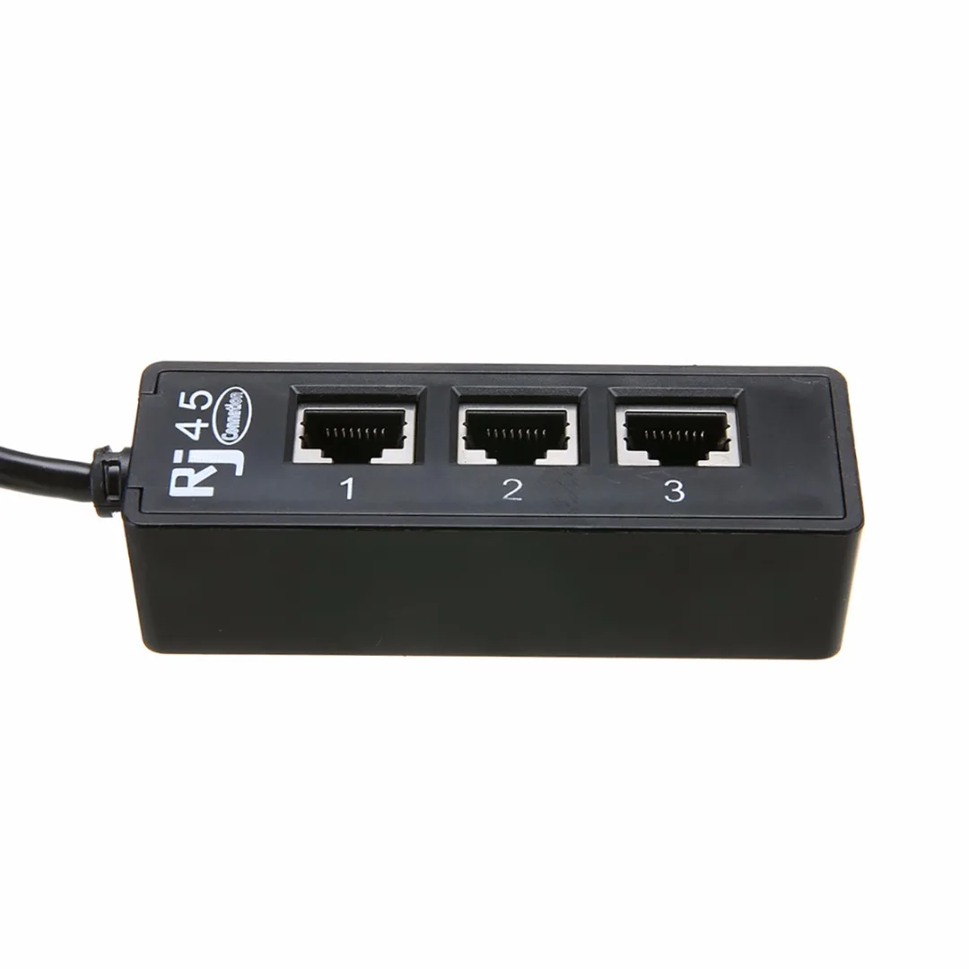 Разветвитель для разъема майitr 1 шт. 3 Ethernet сетевой LAN RJ45 высокое качество адаптер
