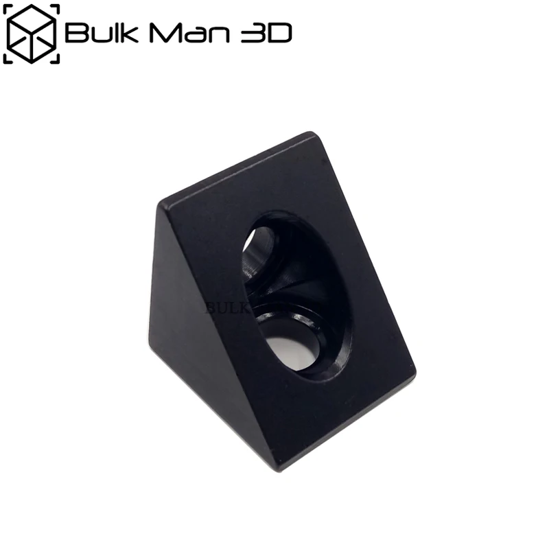 Openbuilds черный угол 90 градусов угловой соединитель Кронштейн подходит 20 мм алюминиевый профиль экструзии ЧПУ маршрутизатор/3d принтер