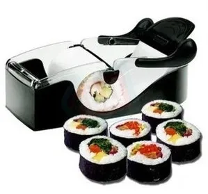 

Free Shipping 48 sets As seen on TV Sushi Maker Roller ,magic perfect roll-sushi roll, sushi machine