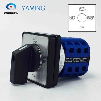

Rotary switch cam switch 20A 3 poles 4 position electrical universal changeover cam switch Control motor LW26-20/3 S1707051