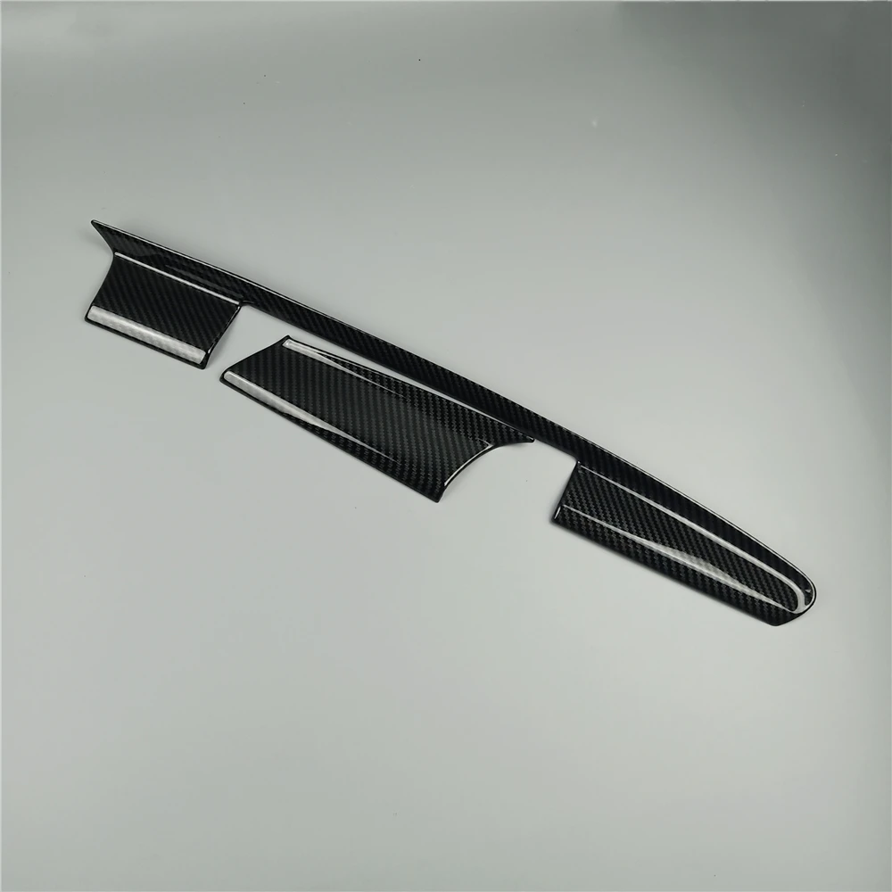 Central do Carro Painel de Navegação Fibra de Carbono Adesivo para Audi Acessórios do Automóvel Console Capa Guarnição Interior a6 c7 a7 2020-2020 Cor 2 Adesivos para carro