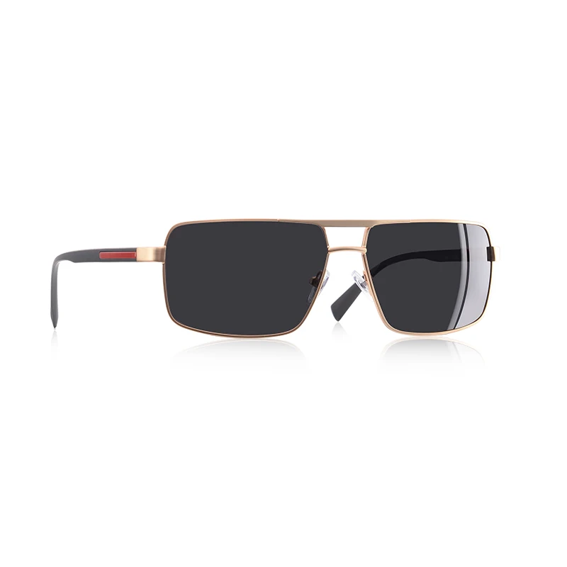 AOFLY брендовые поляризованные солнцезащитные очки для мужчин, новая мода, защита глаз, солнцезащитные очки с аксессуарами, унисекс, очки для вождения - Цвет линз: C2Gold