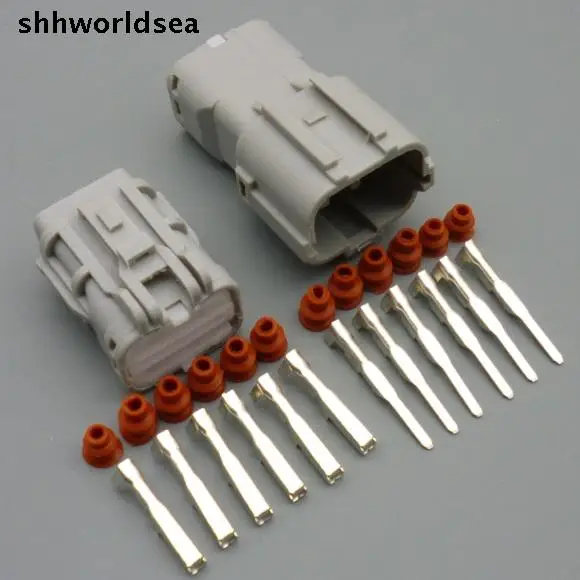 Shhworld 6 Pin 7123-7464-40 7222-7464-40 автомобильный коннектор заднего фонаря разъем для лампы |