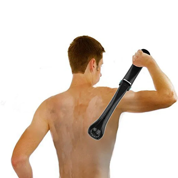 Электрический обратно волос средство для удаления волос триммер складной тело мужчины инструмент для бритья Черный
