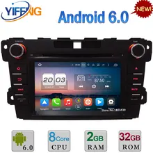 7 “Octa Core Android 6.0 2 ГБ Оперативная память 32 ГБ Встроенная память 3 г/4 г WI-FI dab + RDS DVD мультимедиа Радио аудио GPS плеер для Mazda CX-7 2007-2015