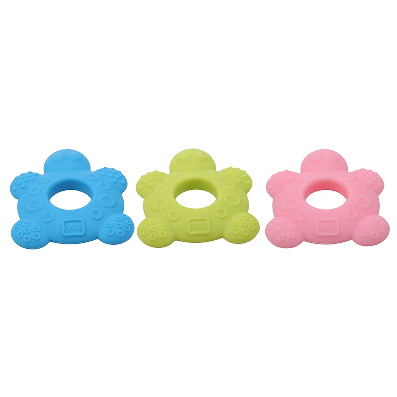 

Infants Baby Chew Tooth Turtle Shaped Teether Toy Food Grade Silicone Soft Silicone Teething Teether For Kids Dental Care Toys