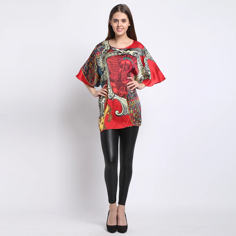 

SISULI 100% Silk Blouse Natural Silk Fabric Flowers Printed Women New 2018 Summer Autumn Modis Top Women Bohemian Free Shipping