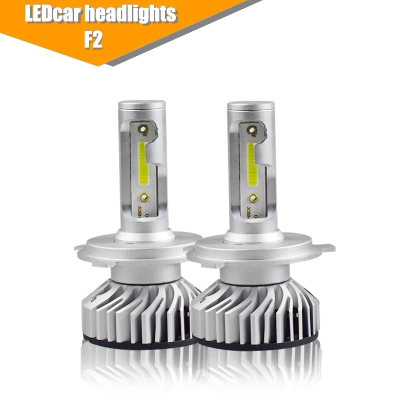 

2PCS AZGIANT F2 Super Bright Car Headlight 6500k 8000Lm COB Chip Auto Led Headlamp Fog Light Bulb H1 H3 H4 H7 H11 9005 9006 H11