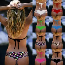 Bikini bottom thong sexy string swimwear bikini swim bottom for women Heart T-Back Beachwear Bikini Bottom Swimwear 2016 biquini