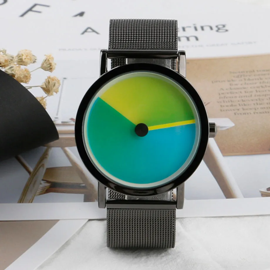Unique Creative Rotation Women Watches 2017 Top Luxury Fashion ladies Aurora Quartz Wristwatch Stainless Steel Relogio Feminino (33)