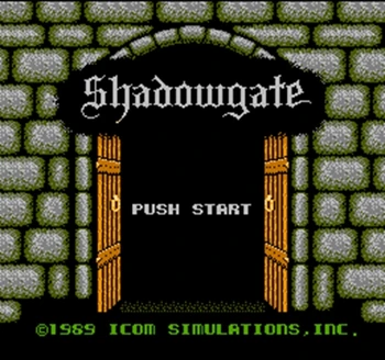 

Shadowgate Region Free 60 Pin 8Bit Game Card For Subor Game Players