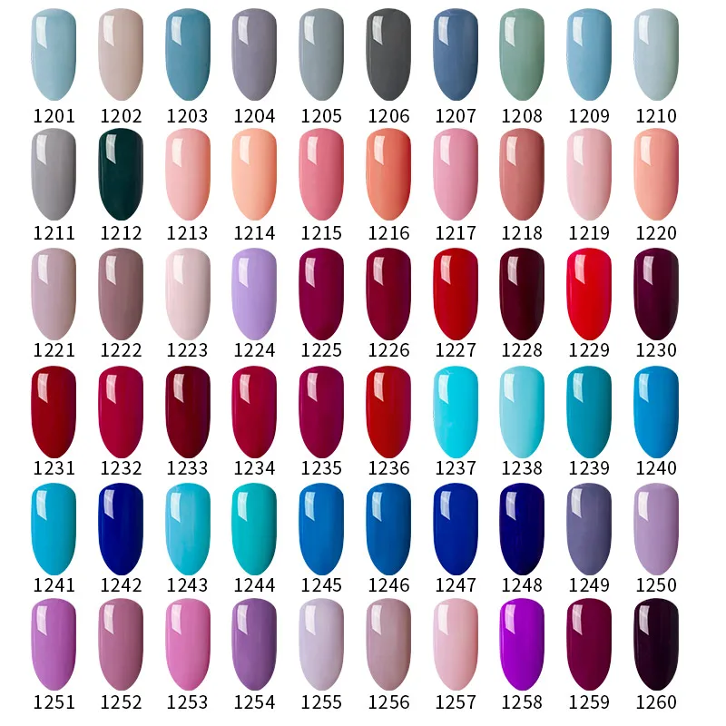 Sexy mix 6Pcs UV Nail Gel Liquid with Gift Box Set Nail Art Design Salon Gel Polish Soak off Manicure Lacquer Gel Varnishes Kits