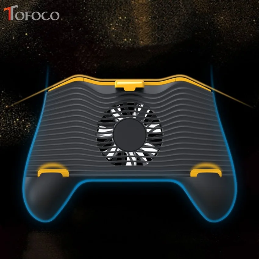 Bluetooth 4.2 Gamepad PUBG Controller PUBG Mobile Triggers Joystick With Cooling Fan for iPhone And
