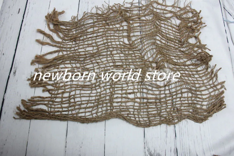 

Hemp cord hollow woven blanket ,newborn photography props blanket.