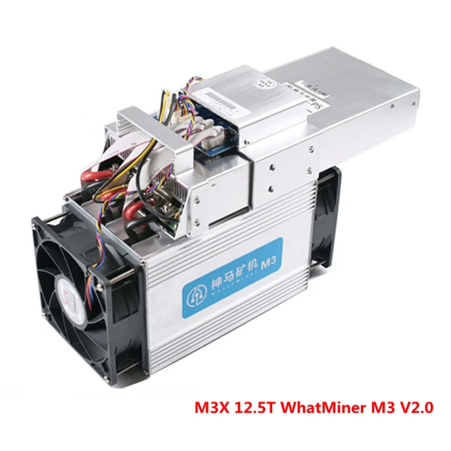 Us 189 98 5 Off Bitcoin Asic Miner Whatsminer M3x 12 5th S Whatminer M3 V2 0 Scrypt Coin Btc Bch Bcc Mining Rig With Psu Wall Power 2050w Used In - 